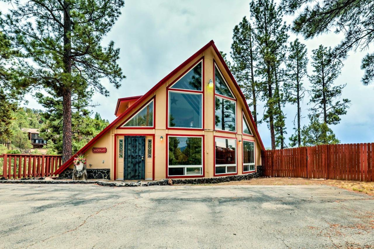 Вилла A-Frame Ruidoso Retreat With Deck, Grill And Views! Экстерьер фото