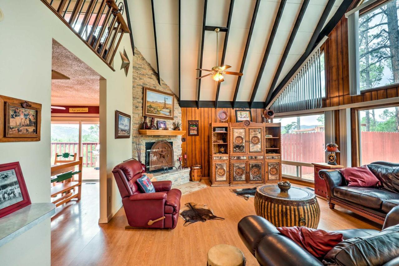 Вилла A-Frame Ruidoso Retreat With Deck, Grill And Views! Экстерьер фото