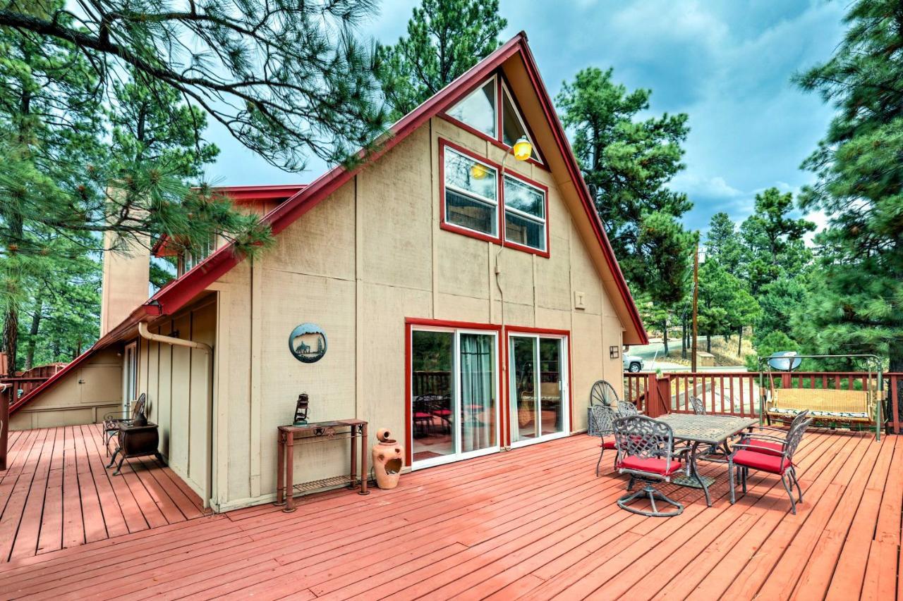 Вилла A-Frame Ruidoso Retreat With Deck, Grill And Views! Экстерьер фото