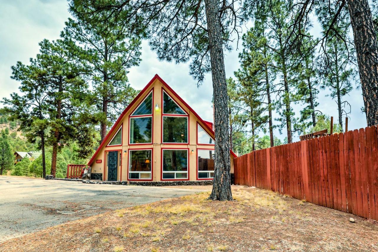 Вилла A-Frame Ruidoso Retreat With Deck, Grill And Views! Экстерьер фото
