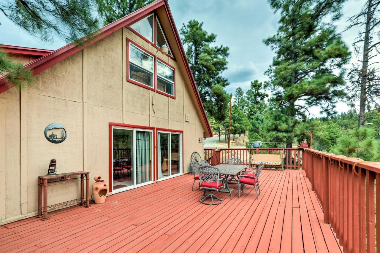 Вилла A-Frame Ruidoso Retreat With Deck, Grill And Views! Экстерьер фото